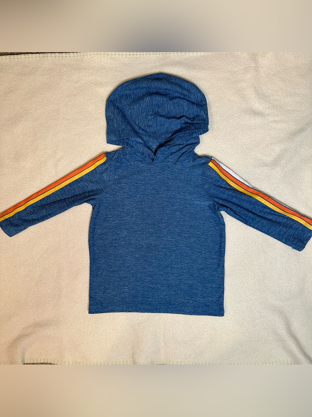 Hanna Andersson UV Art Hoodie- Lookout Blue- 18-24months